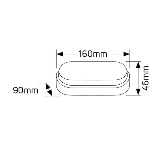 Χελώνα LED 12W 4000K 850lm IP54 LBLOC12